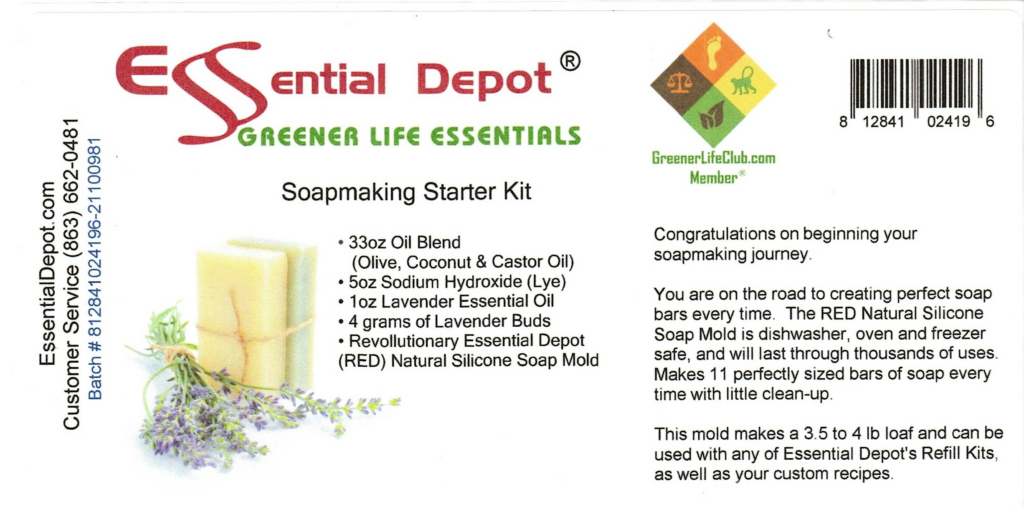 Starter Soap Kit Boxed (12x4x4) for Essential Depot assigned 10/19/2022